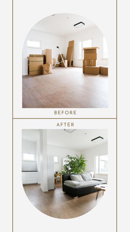 before after