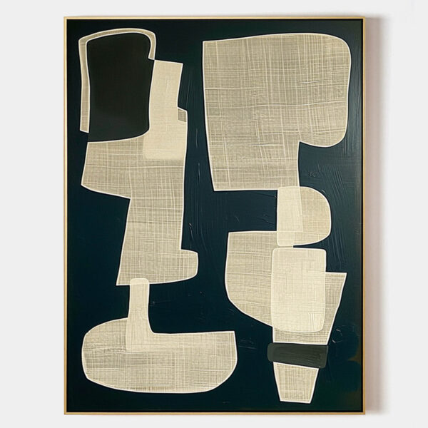 Abstract Harmony – Modern Geometric Canvas Painting