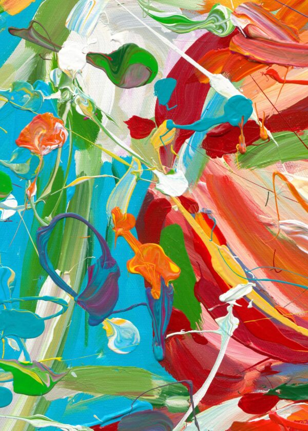 Vivid Motion – Colorful Abstract Canvas Painting Vivid Motion – Colorful Abstract Canvas Painting