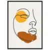 Silent Expression – Minimal Line Art Painting